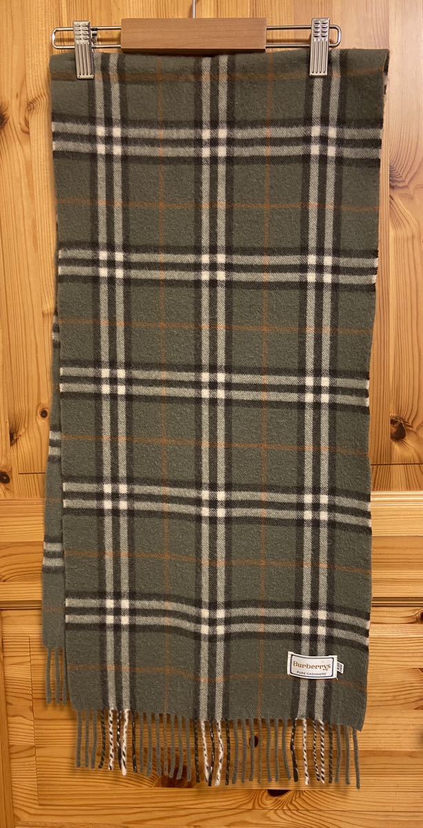 送料無料 ☆BURBERRY☆ マフラー カシミヤ 希少 人気色 ノバチェック