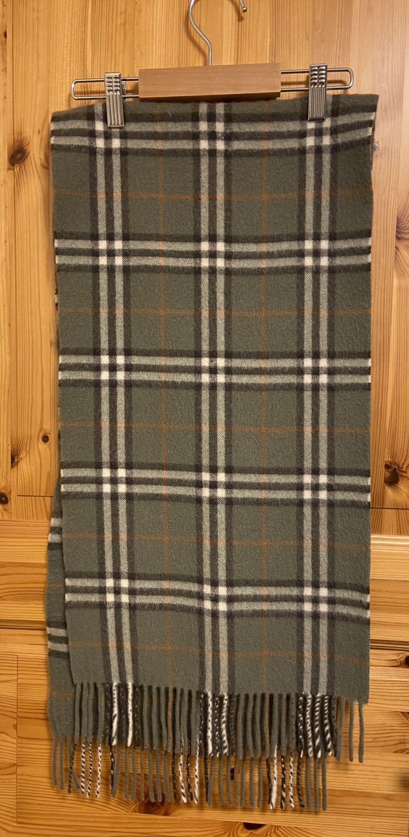 送料無料 ☆BURBERRY☆ マフラー カシミヤ 希少 人気色 ノバチェック