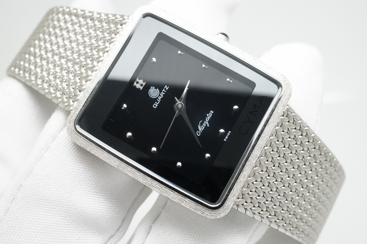 L62○作動良好 美品 CYMA シーマ SWISS Navystar ネイビースター  