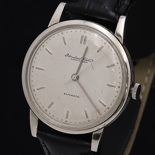 1円 NBT IWC シャフハウゼン AT/自動巻き シルバー文字盤 トップ PT