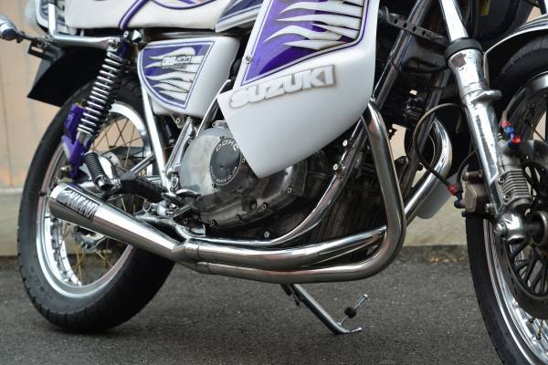 NAKANO 管　当時物　GS400 GSX400 E クロスメガホンマフラー GS400E ナカノ クロス メガホン マフラー ステン / GS400E