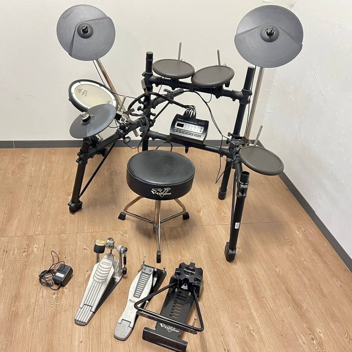 BLg102I Roland V-Drums 電子ドラム セット TD-3 FD-8 KD-8 音源モジュール コントロールペダル キックトリガーパッド 椅子