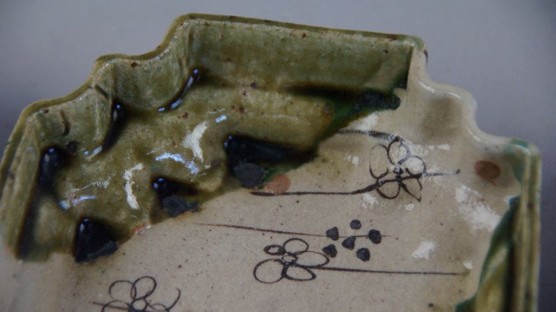 hh879 小山智徳 織部 向付 まとめて 4点 懐石道具 和食器 小皿(織部