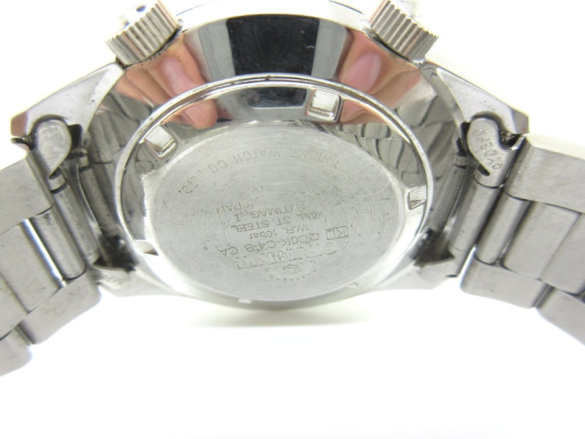 ☆ORIENT オリエント クォーツ アナログ腕時計 QC0K-C4-B 腕周り18.5cm 