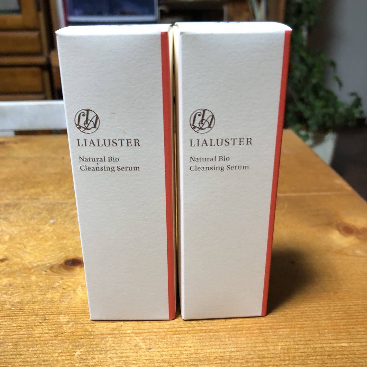 LIALUSTER リアラスター ナチュラルビオクレンジングセラム 2本