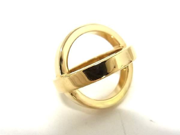 1円 ■極美品■ HERMES エルメス コスモス スカーフリング スカーフ留め アクセサリー レディース ゴールド系 AT4496