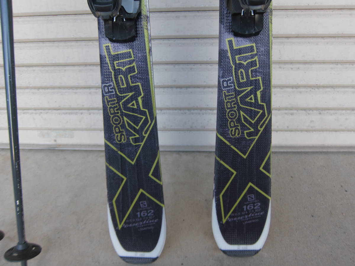 サロモン クロスカントリー スキー板 ストック付き SALOMON サロモン