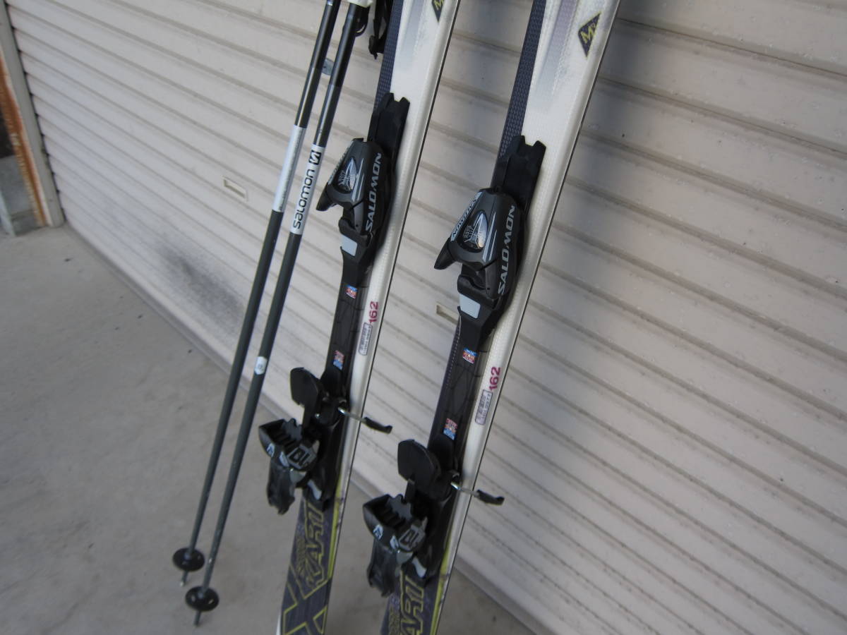 サロモン クロスカントリー スキー板 ストック付き SALOMON サロモン