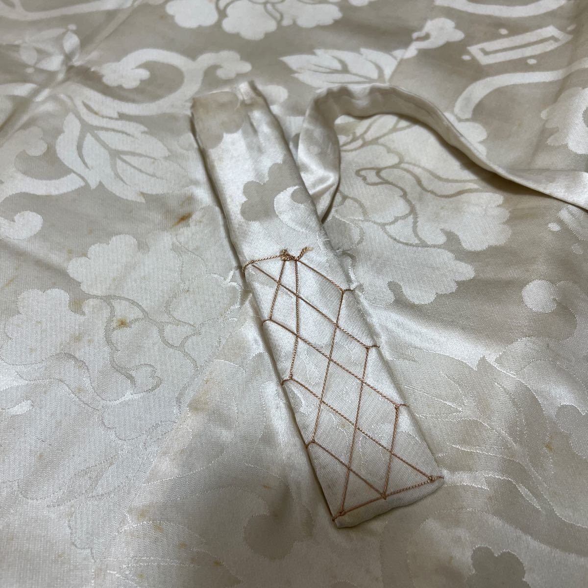金襴七条袈裟】【七条袈裟】 冬用 鳳凰柄 正絹 法要 葬儀 仏具 僧侶 