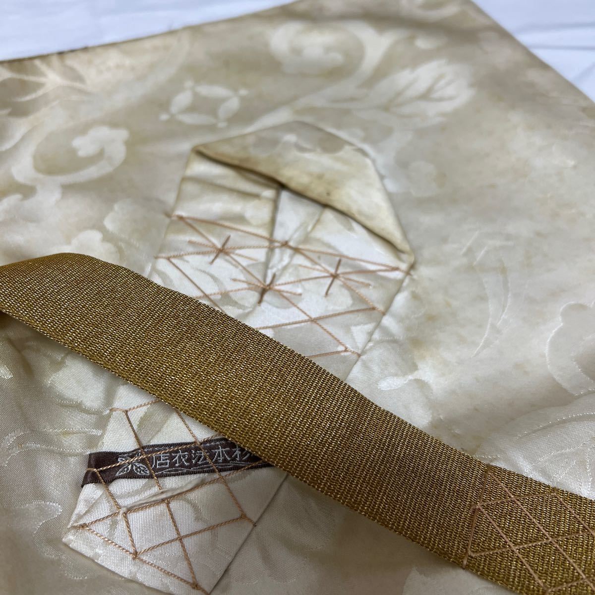 金襴七条袈裟】【七条袈裟】 冬用 鳳凰柄 正絹 法要 葬儀 仏具 僧侶 