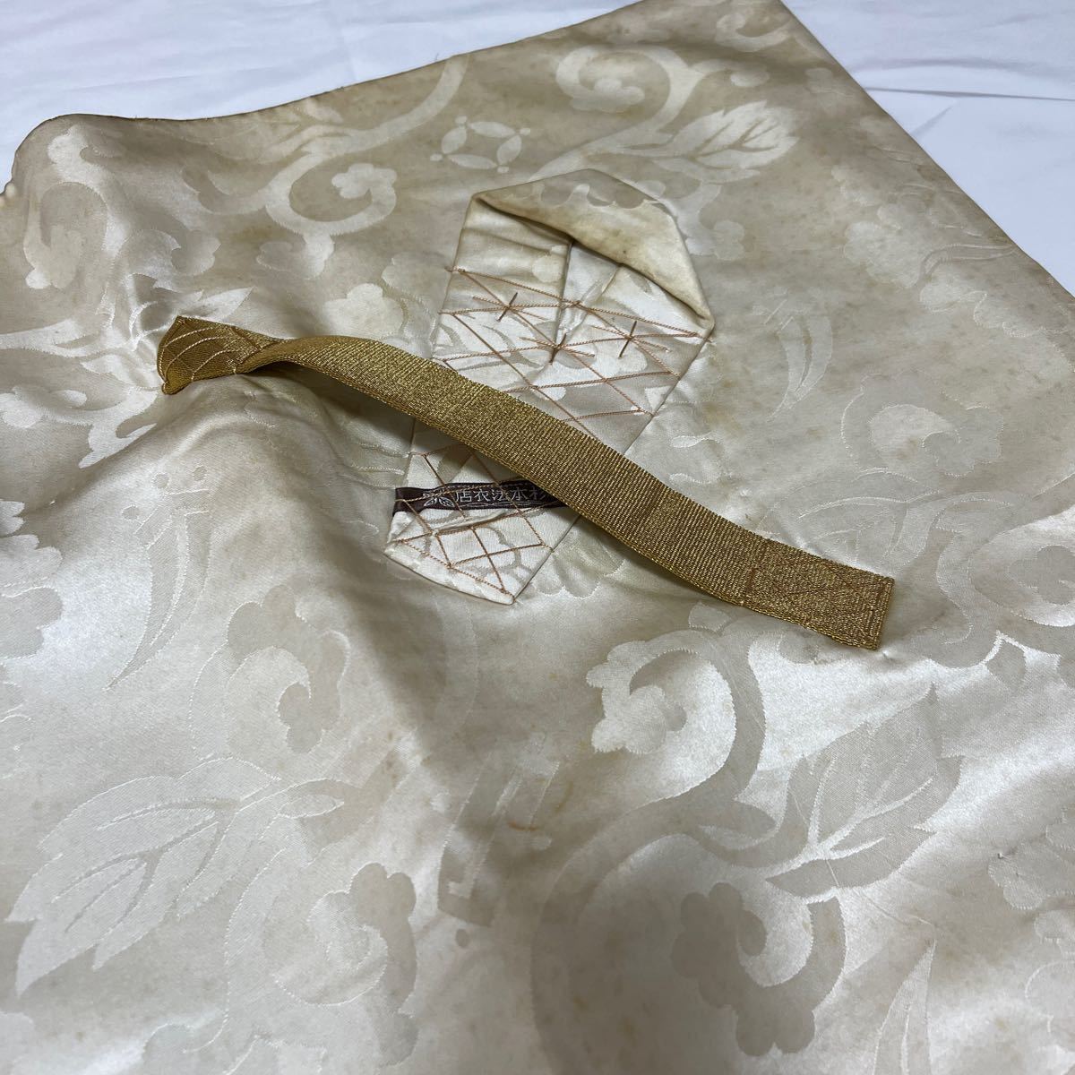 金襴七条袈裟】【七条袈裟】 冬用 鳳凰柄 正絹 法要 葬儀 仏具 僧侶 