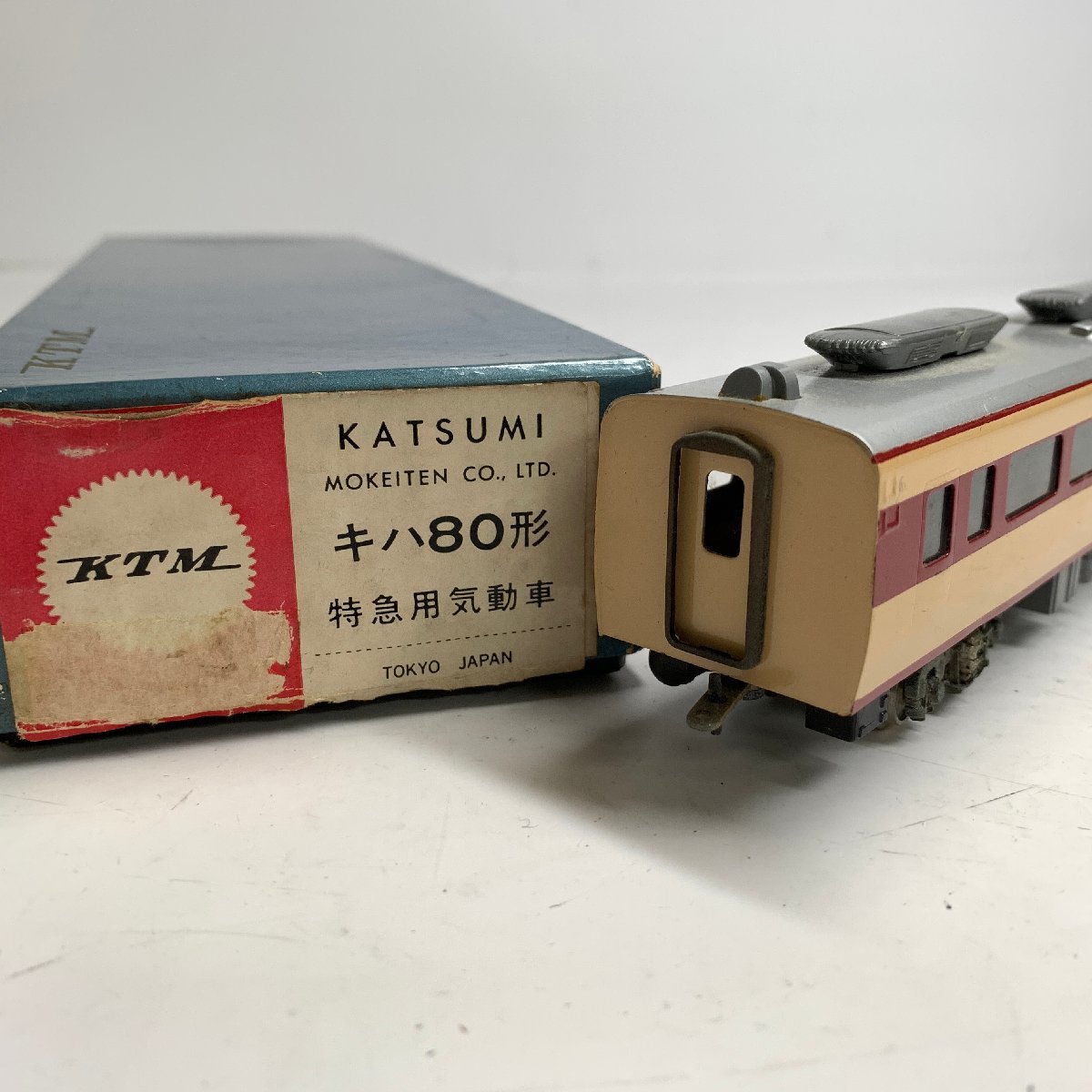 f001l G 8. HOゲージ KMT カツミ 特急用気動車 キハ80形 電車 鉄道模型 当時物 玩具