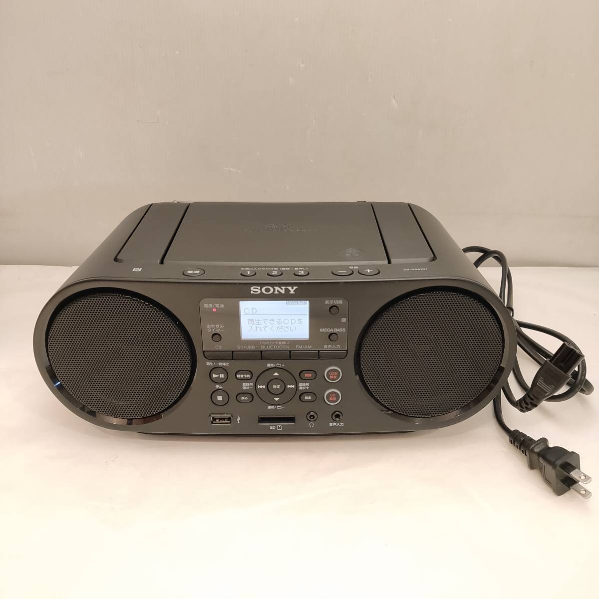 ○ソニー SONY CDラジオ パーソナルオーディオシステム ZS-RS81BT 2020