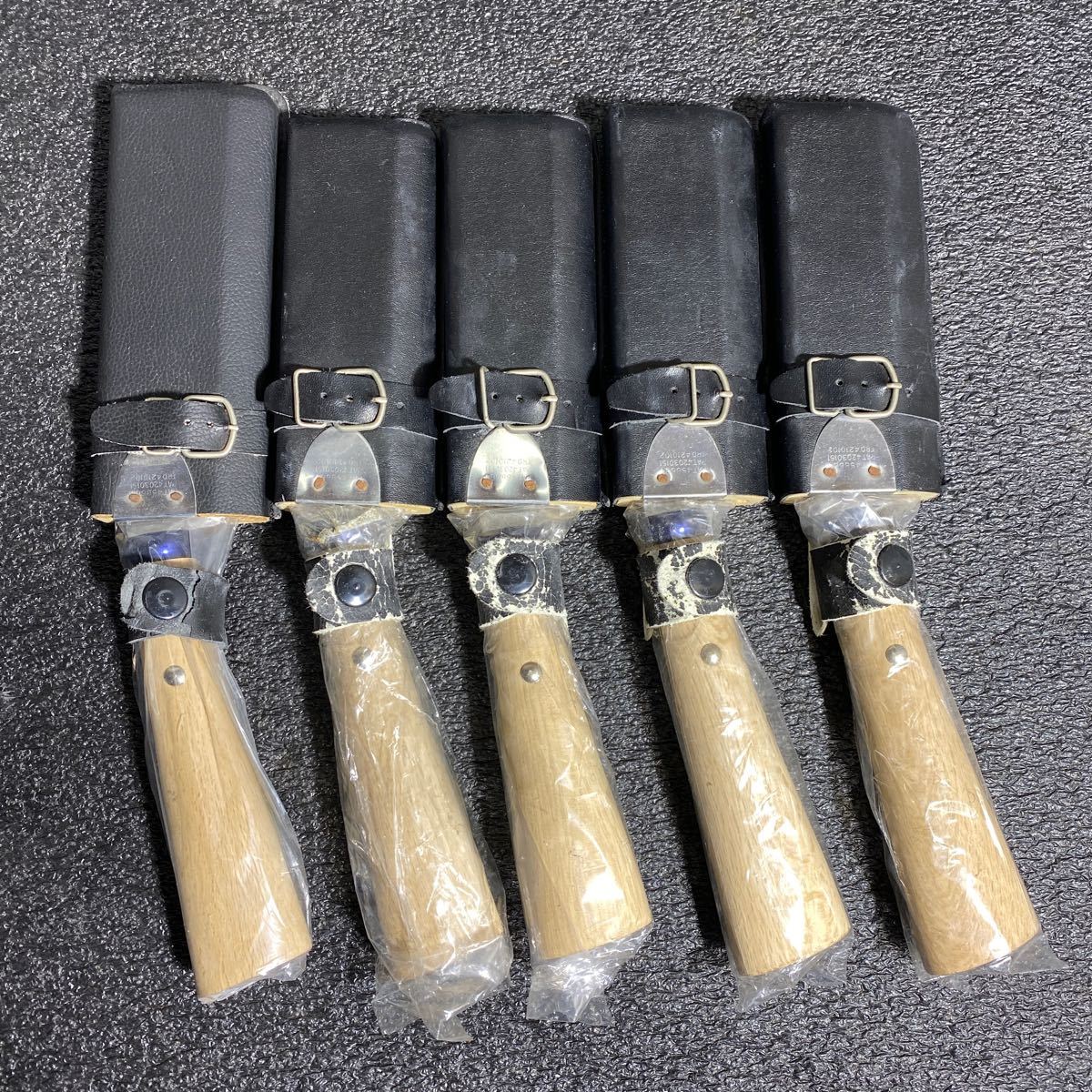 未使用 鉈 ナタ サヤナタ 135 手打 鋼付 5点まとめて③