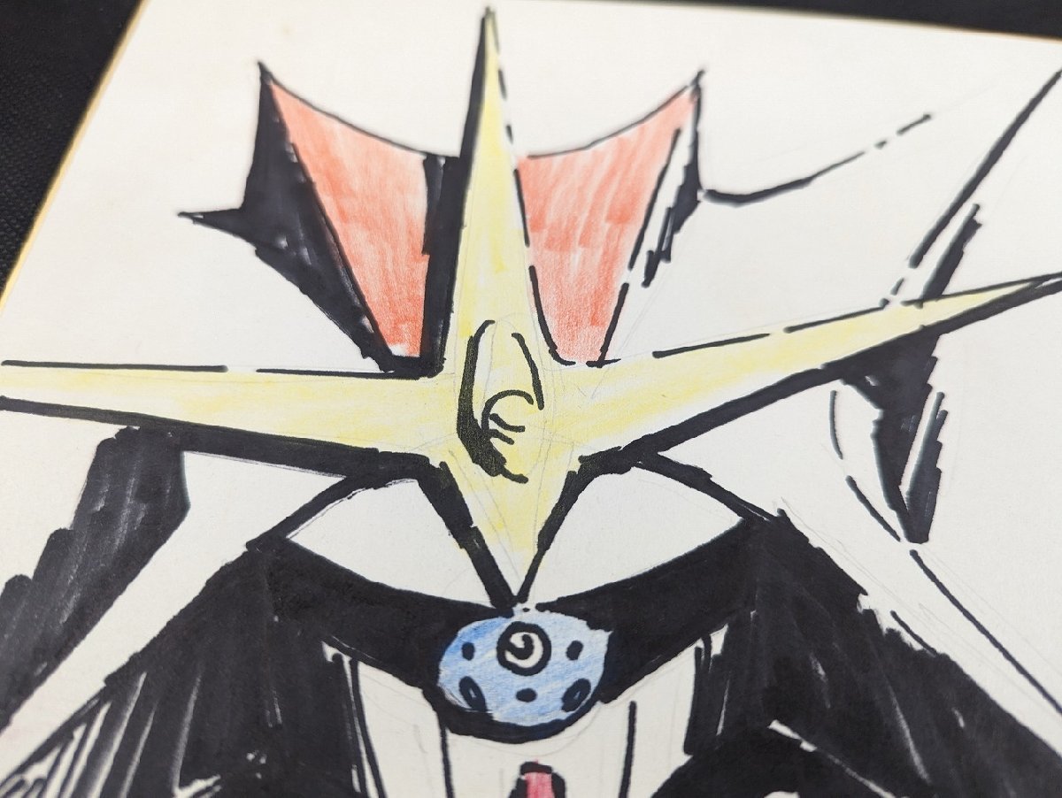 ○M-768/企画当選品！【庵野秀明 直筆イラスト・サイン色紙 トップを