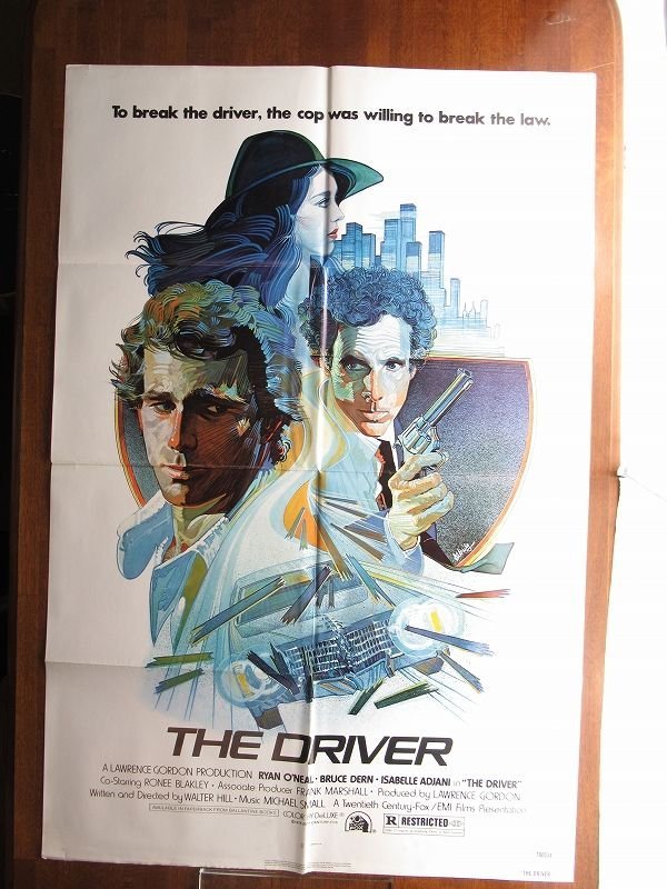 OG015/US版1sh 映画ポスター【the driver】(ザ・ドライバー) 監督 ウォルター・ヒル /ORG 780004 - ザ・ドライバー : Limited Poster ライアン・オニール