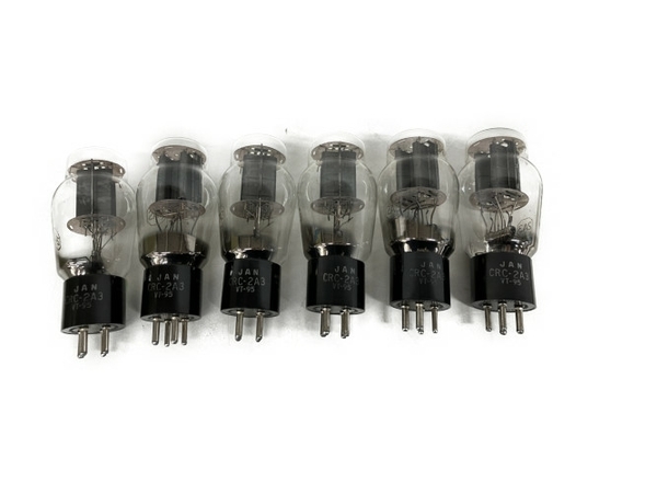 RCA JAN CRC 2A3 VT-95 6本 セット 真空管 ジャンク S8370078 【公式通販】