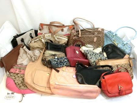 コーチ COACH ハンドバッグ ショルダーバッグ ポーチなど おまとめ まとめ売り 計20点セット 経年使用保管 汚れあり 中古 ■