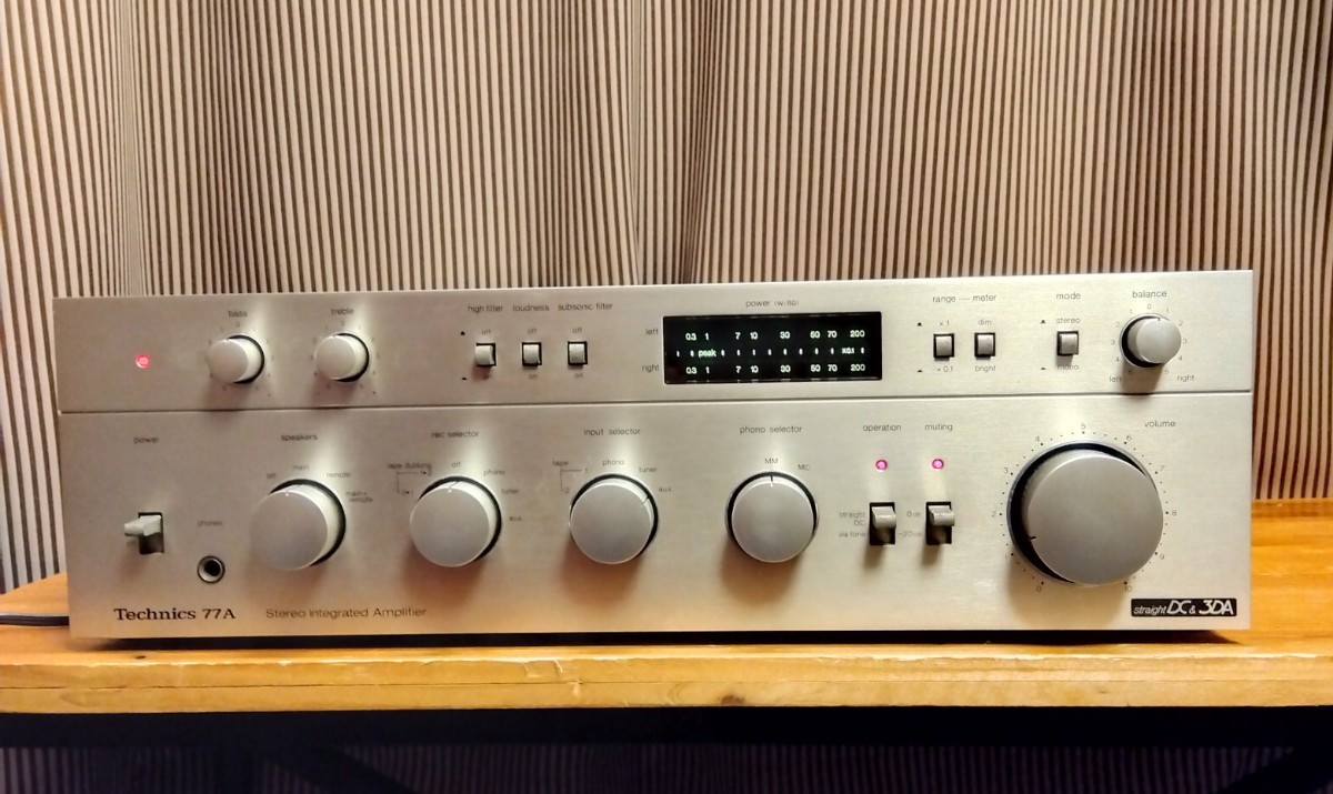 テクニクスアンプ Technics 77A（SU-8077） Technics 【公式通販】
