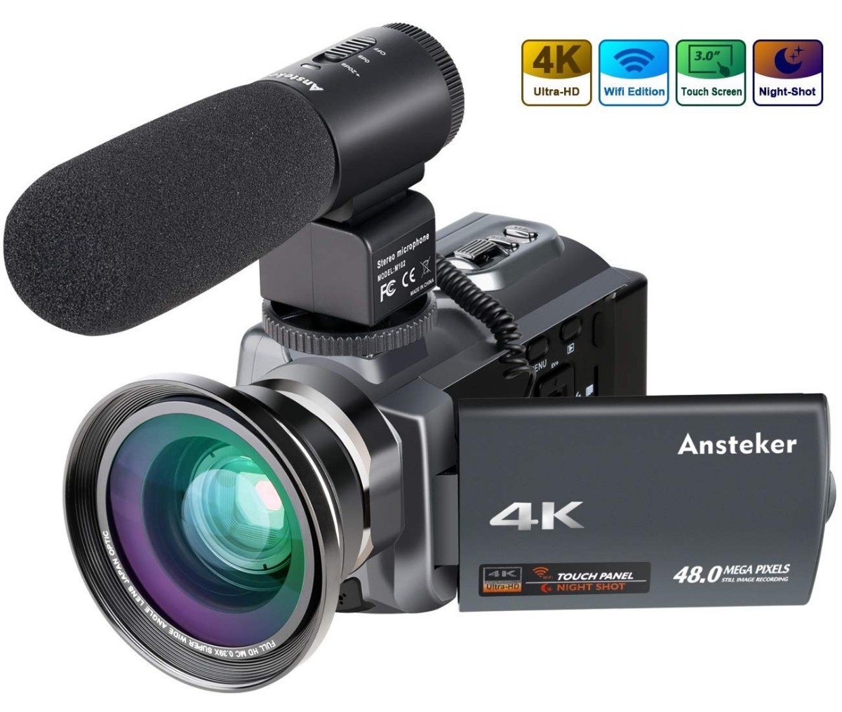 NR671 1スタ Ansteker デジタルビデオカメラ 4K HV-534KM 未開封 未