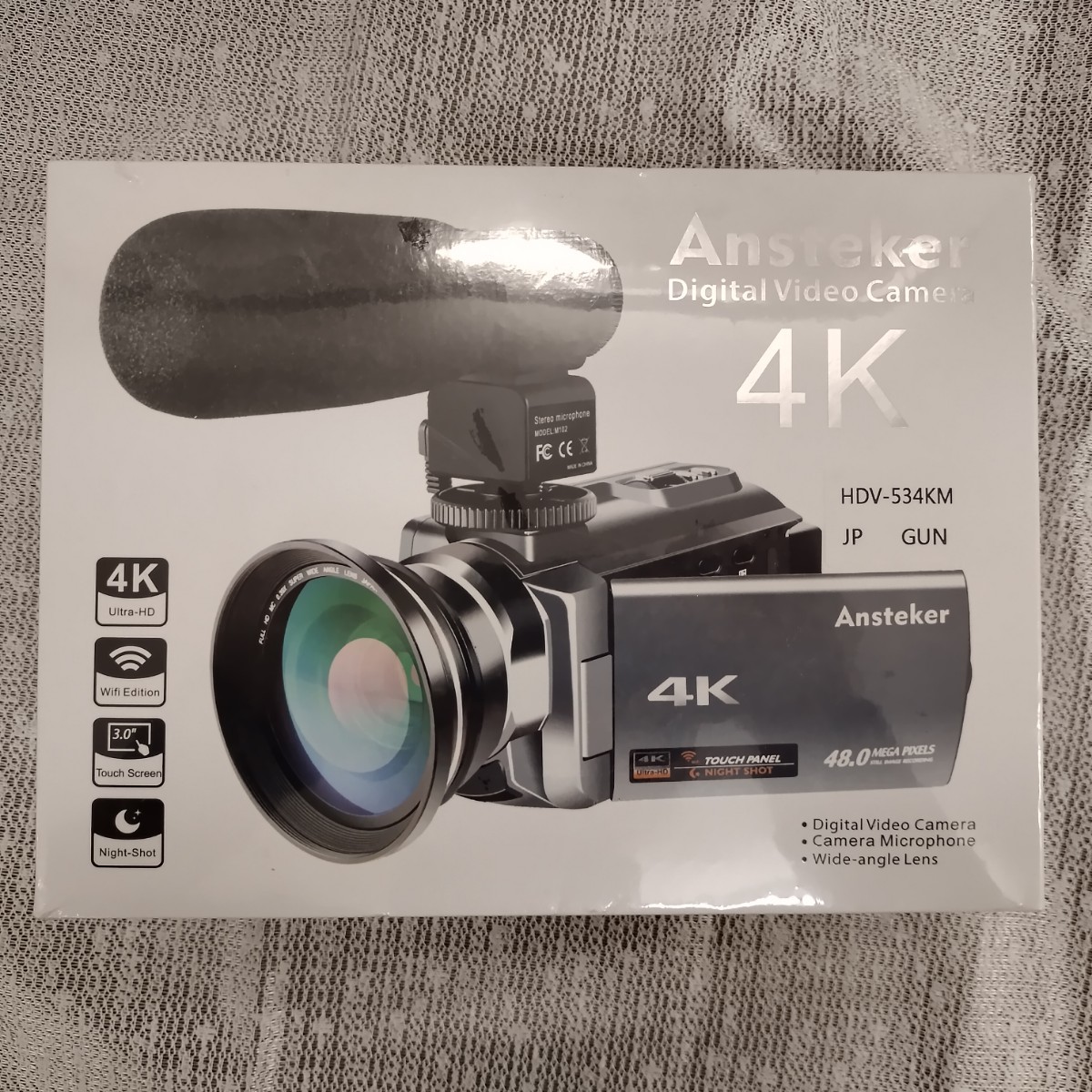 NR671 1スタ Ansteker デジタルビデオカメラ 4K HV-534KM 未開封 未