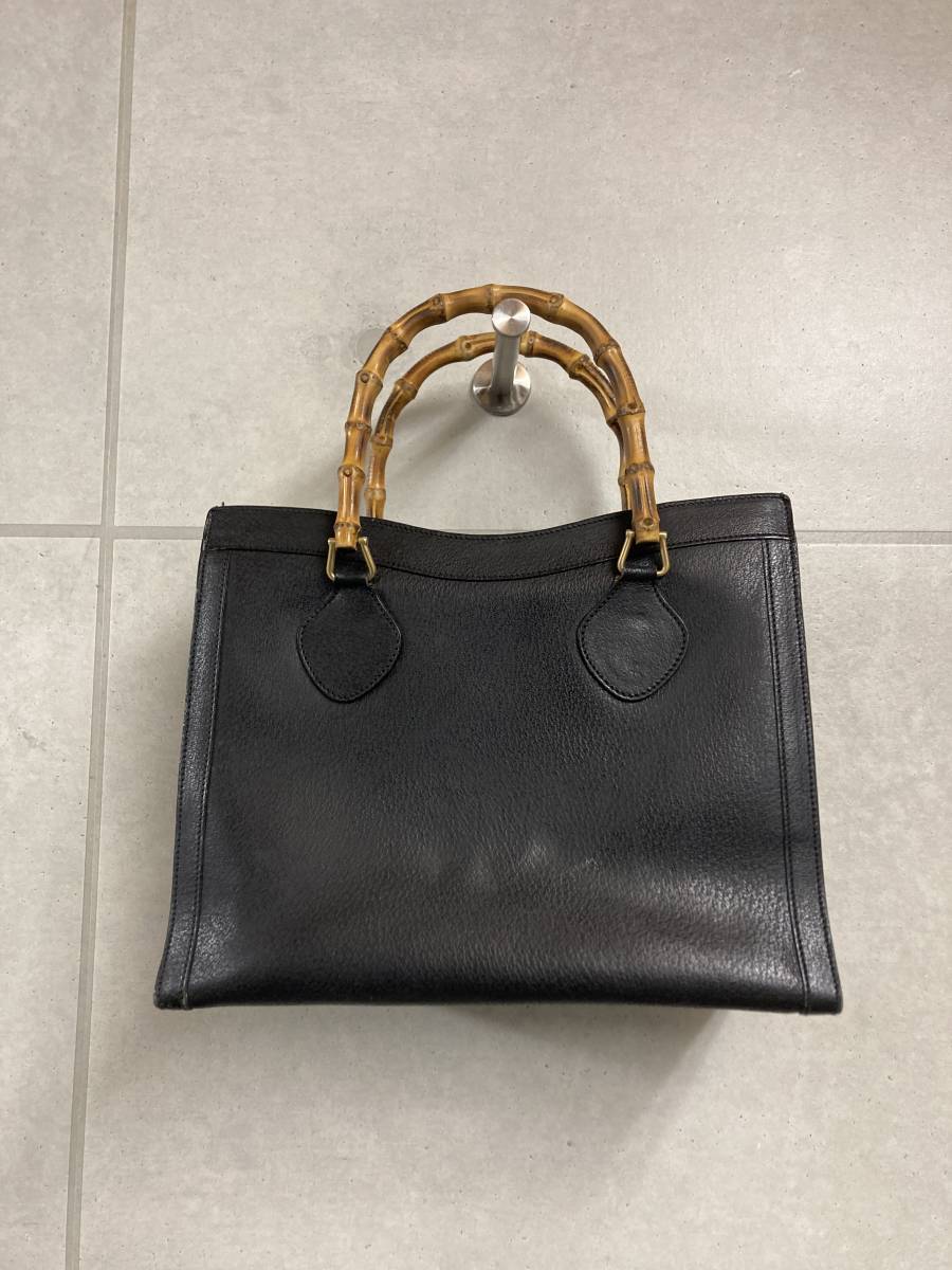 1円スタート！GUCCI グッチ オールドグッチ バンブー トートバッグ