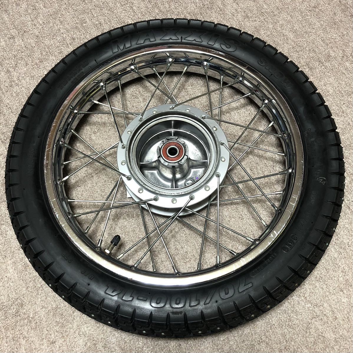 スーパーカブ110 JA07 フロントホイール セット - ブレーキパネル