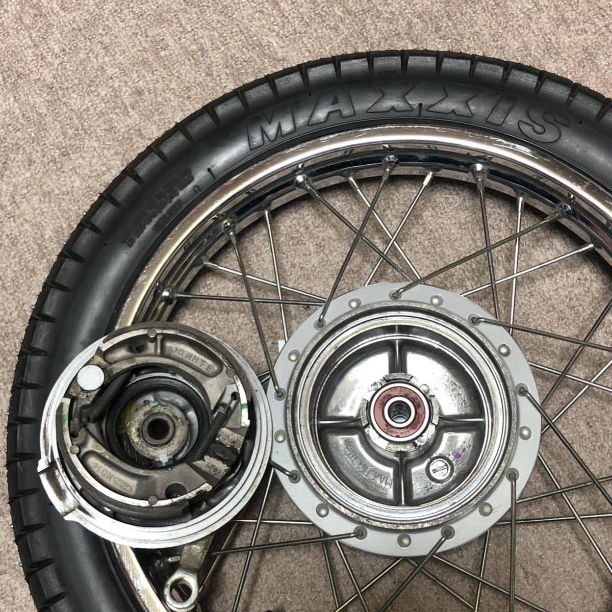 スーパーカブ110 JA07 フロントホイール セット - ブレーキパネル