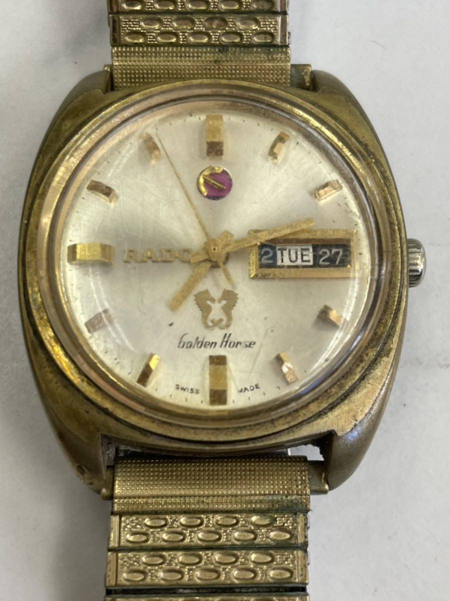 22.不動品・RADO ラドー GOLDEN HORSE ゴールデンホース 自動巻き 