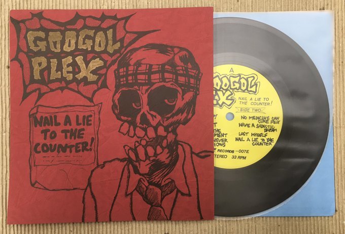 EP Googol Plex / Nail A Lie To The Counter 加害妄想 007E グーゴルプレックス GOOGOLPLEX JAPANESE HARDCORE THRASH