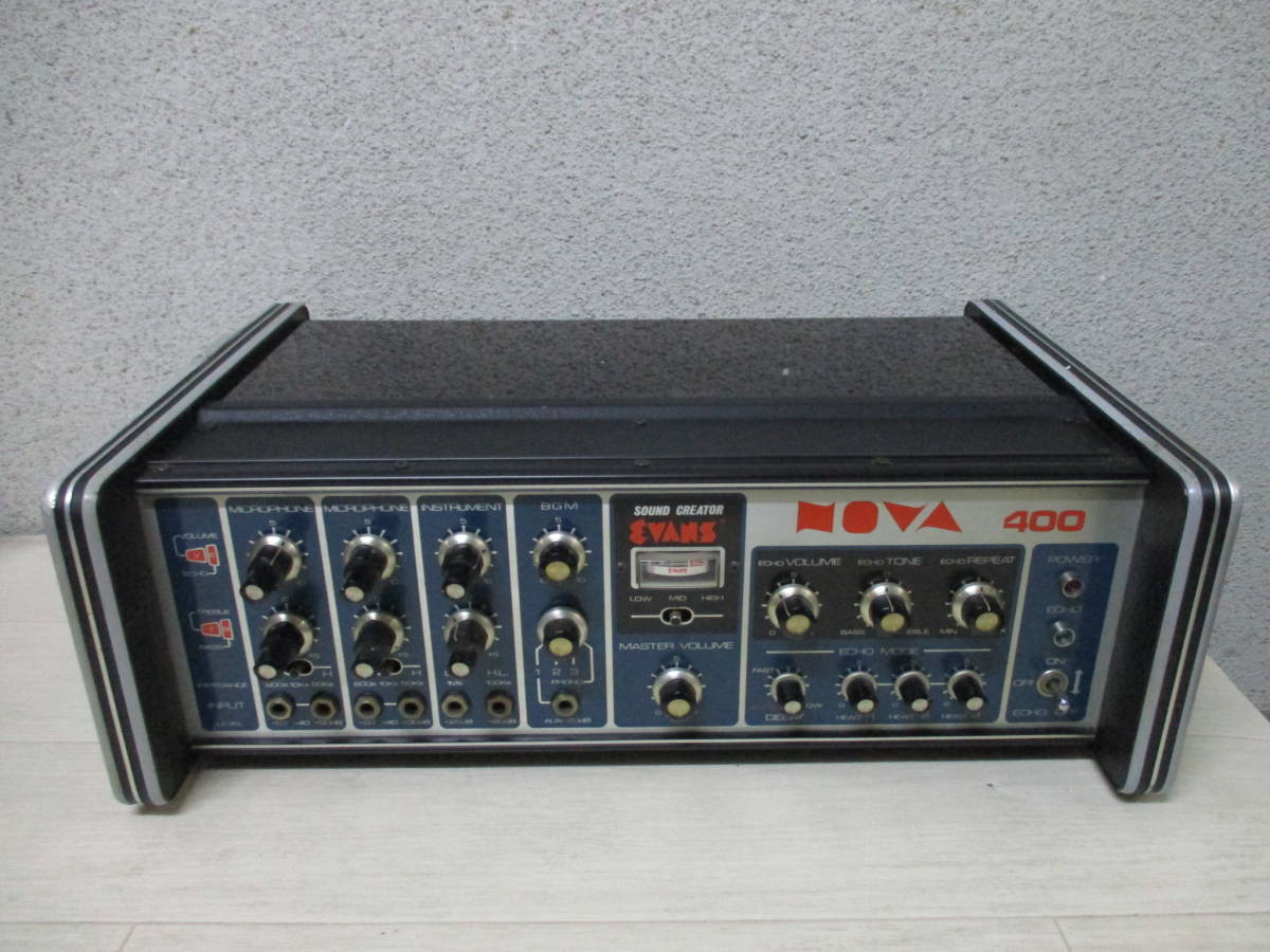 EVANS テープエコー NOVA400 現状品 0 ヴィンテージ Nova 楽器