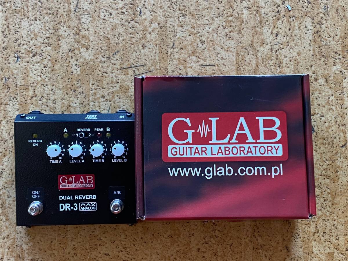 1円スタート！ G-LAB DR-3 2チャンネルリバーブ Robben Ford John