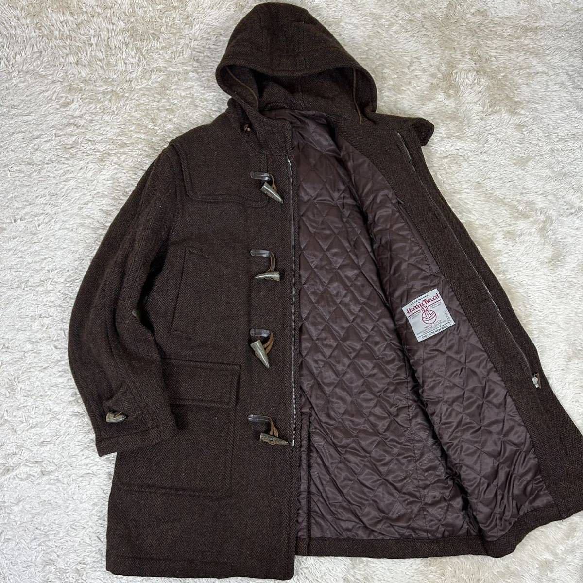 Harris Tweed × THE SCOTCH HOUSE ダッフルコート ヘリンボーン Harris Tweed × THE SCOTCH HOUSE ダッフルコート ヘリンボーン