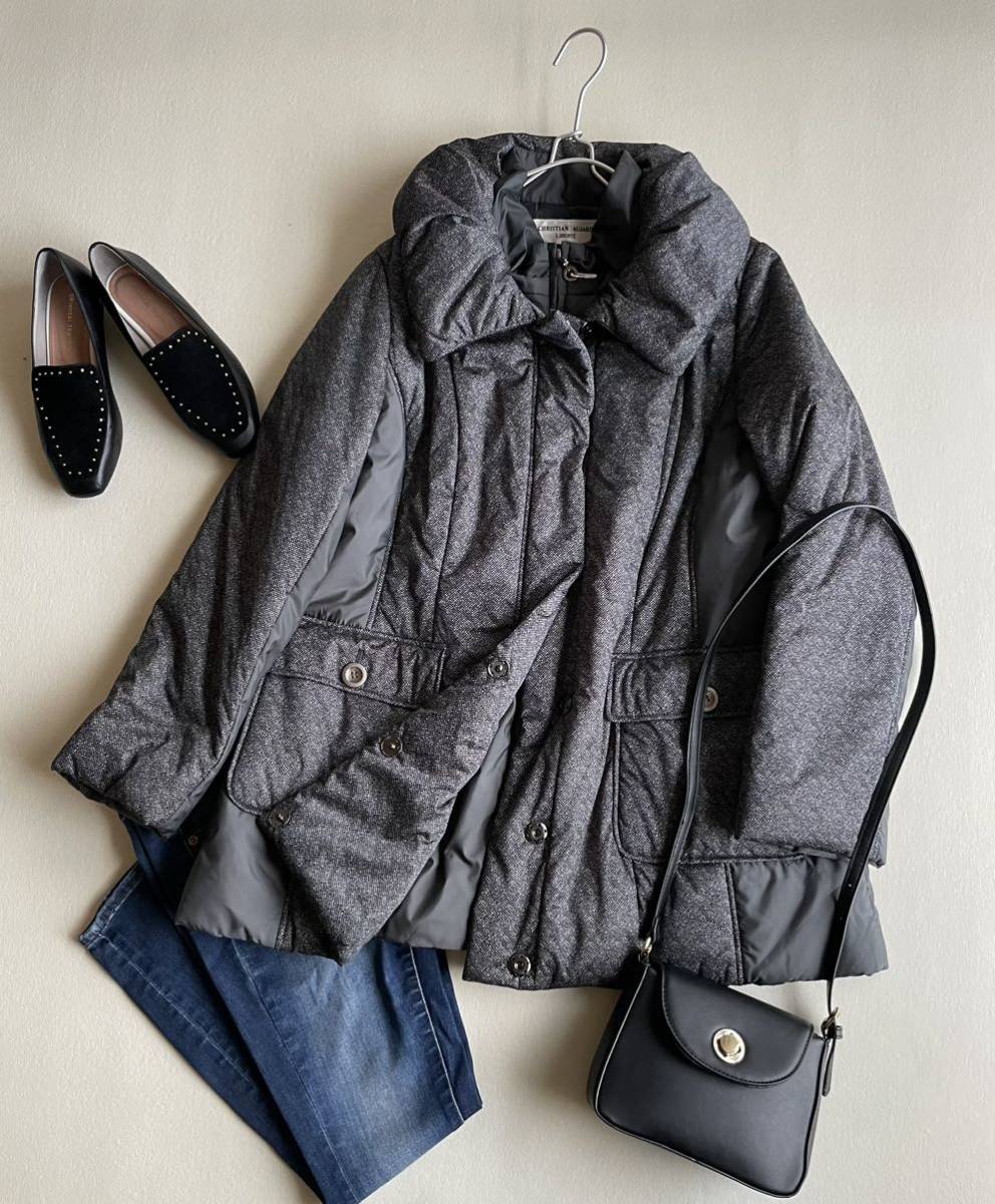 未使用　クリスチャンオジャール　大人可愛い中綿入りコート 13