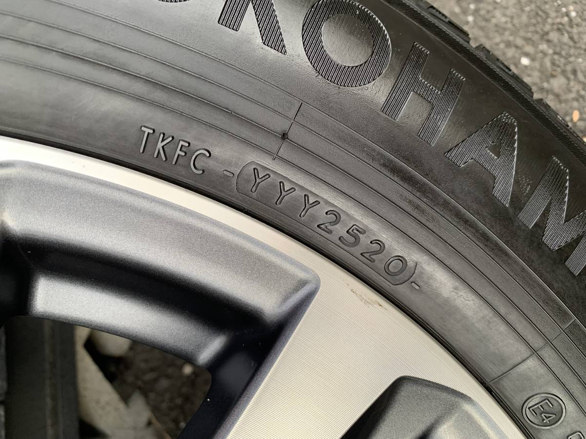 スタッドレスタイヤセット アルファード純正17インチ 225/60R17 ※中古品_4