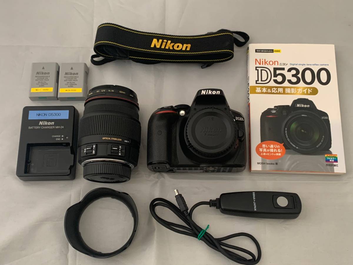 NIKON D5300+SIGMA 18-200mm f/3.5-6.3 DC OS HSM+おまけ多数(ニコン 