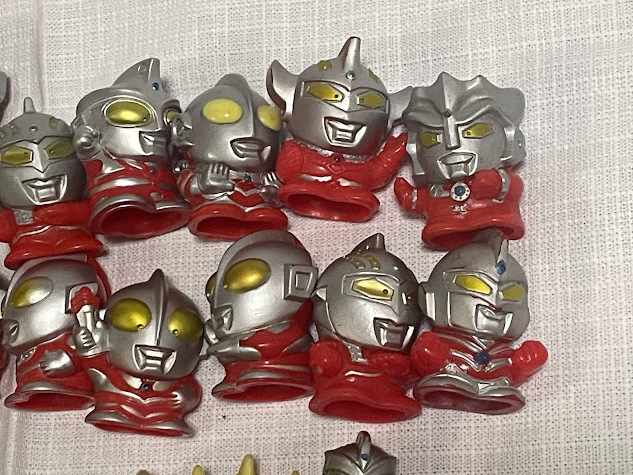 ジャンク★ウルトラマン・ウルトラ怪獣　指人形など　セット★当時物たぶん80年後半から90年代前半物_2