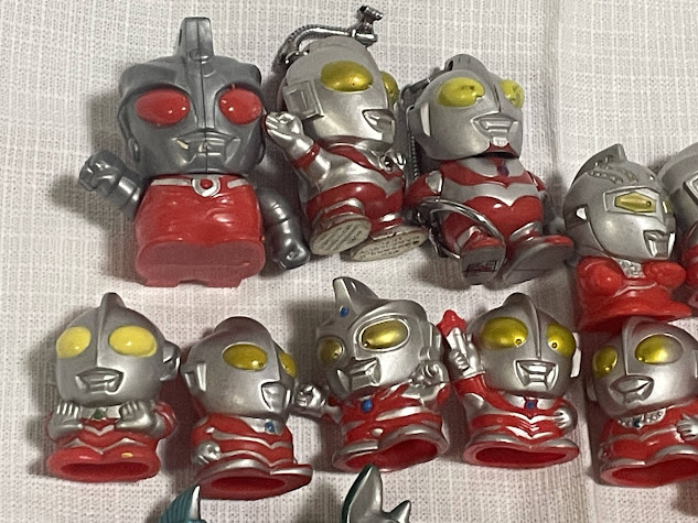 ジャンク★ウルトラマン・ウルトラ怪獣　指人形など　セット★当時物たぶん80年後半から90年代前半物_3