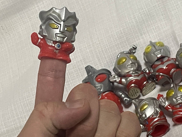 ジャンク★ウルトラマン・ウルトラ怪獣　指人形など　セット★当時物たぶん80年後半から90年代前半物_7