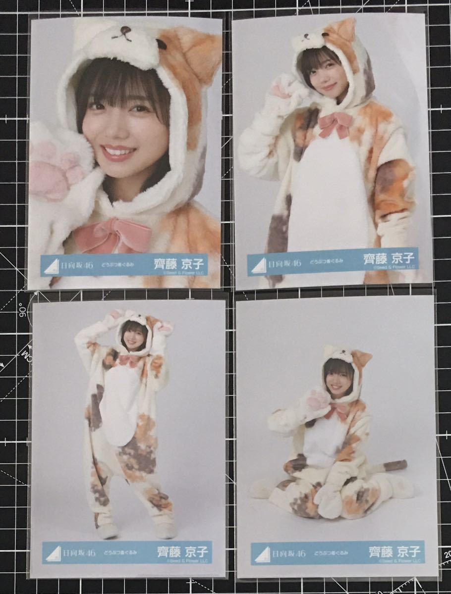 齊藤京子 日向坂46 2024年 振袖 どうぶつ着ぐるみ 生写真 8種コンプ 齊藤京子 どうぶつ着ぐるみ 2024年 衣装 生写真 日向坂46 4種コンプ