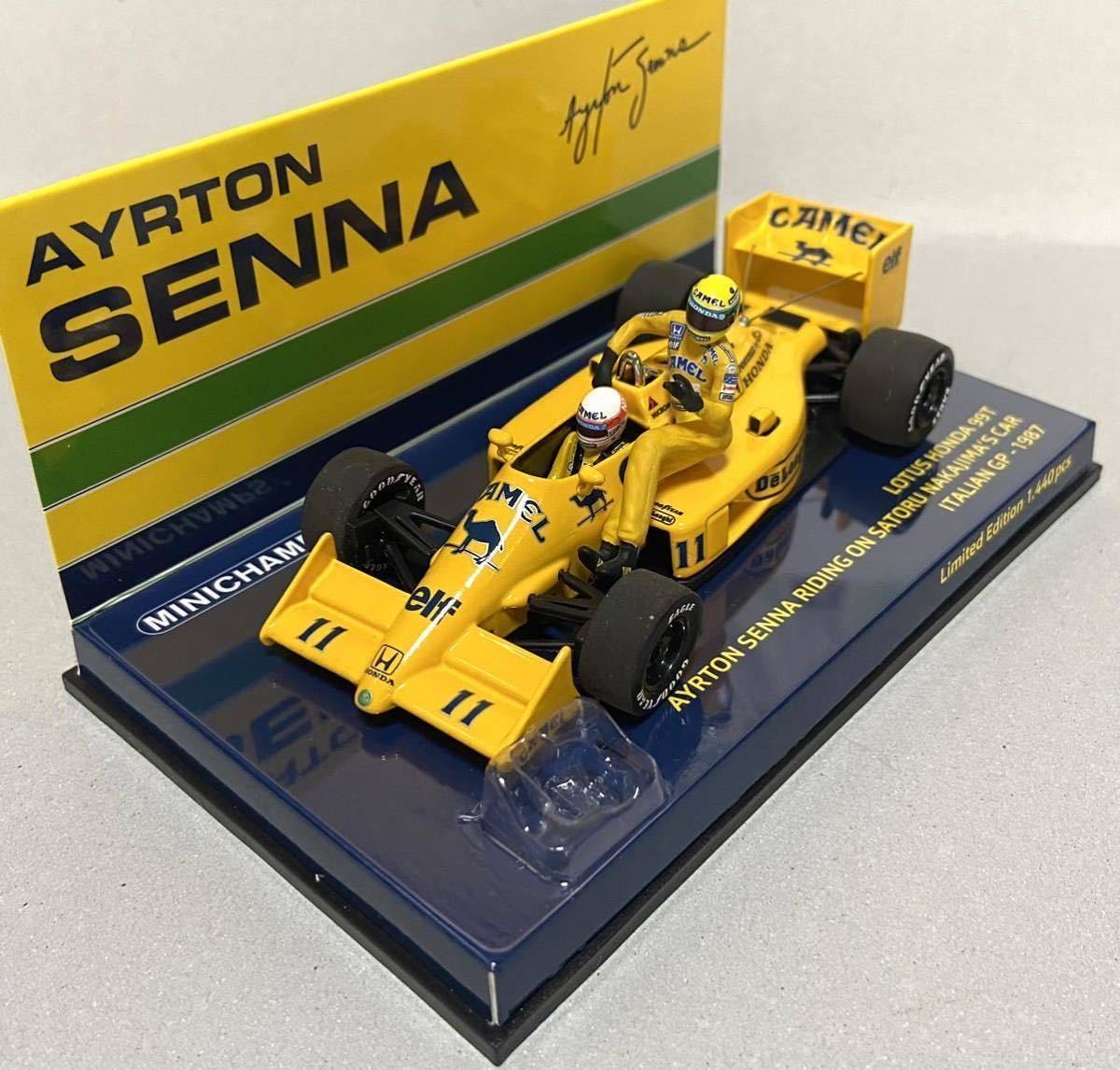 ミニチャンプス セナコレクション1/43 ロータス99T ホンダ No.11 中嶋