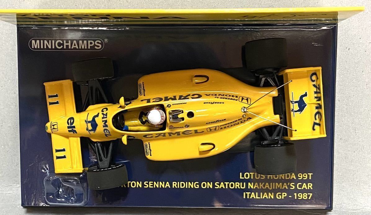 ミニチャンプス セナコレクション1/43 ロータス99T ホンダ No.11 中嶋