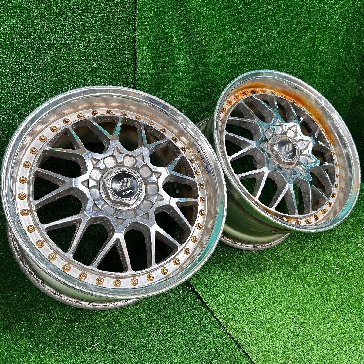 17×9j 5h マルチ ＋47 114.3 WORK VS-EDITION ワーク 深リム アルミ