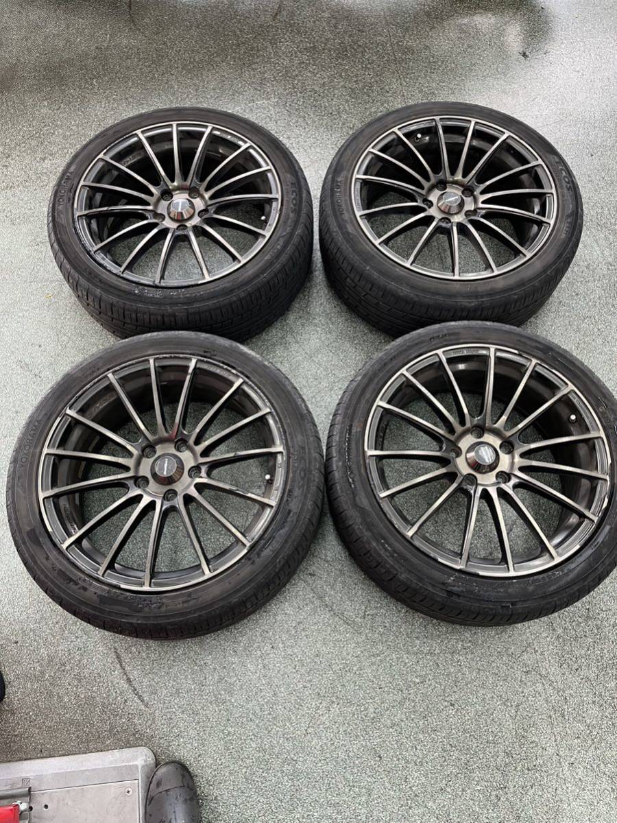 225/45R18 4本セット WedsSport SA-15R 18インチ 7.5J ＋45 ホンダ 