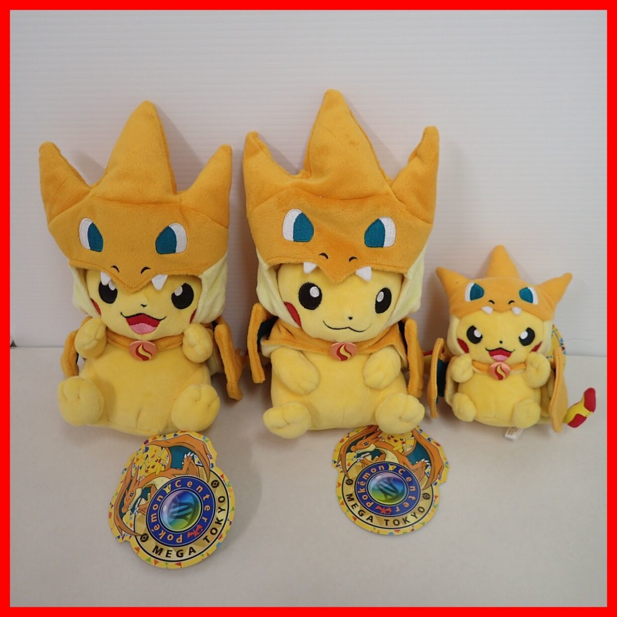 ポケモン★♥メガトウキョーのピカチュウ♥★ぬいぐるみ★2014年 ∂ポケモンセンター 2014年 ぬいぐるみ メガトウキョーのピカチュウ