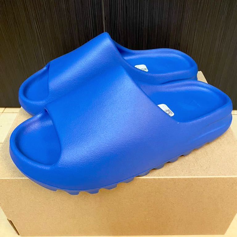 adidas YEEZY SLIDE “AZURE” US9 27.5cm 新品未使用 adidas online購入 