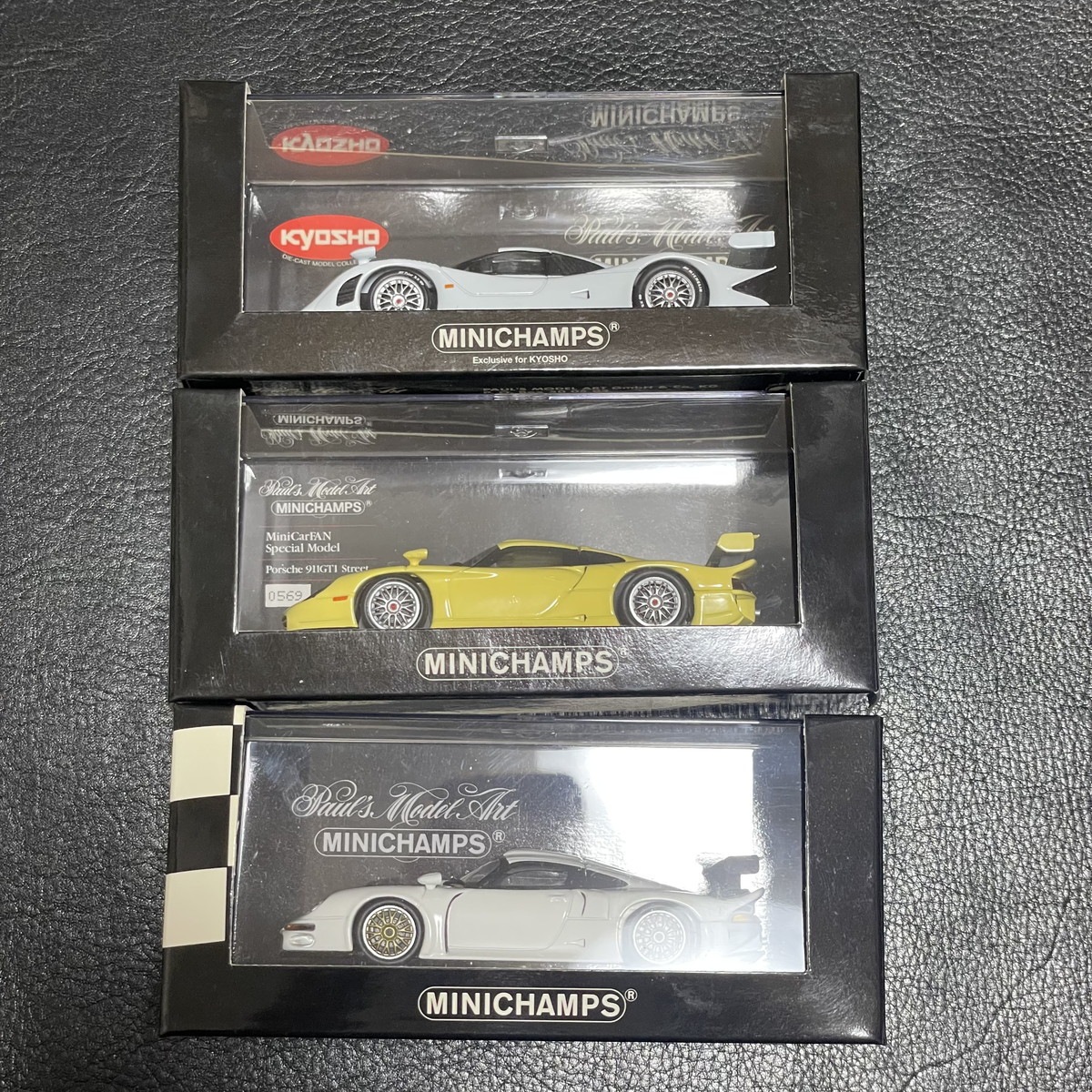 1/43 ポルシェ・911 GT1（Porsche 911 GT1）3台 セット 1994年 - 1996 