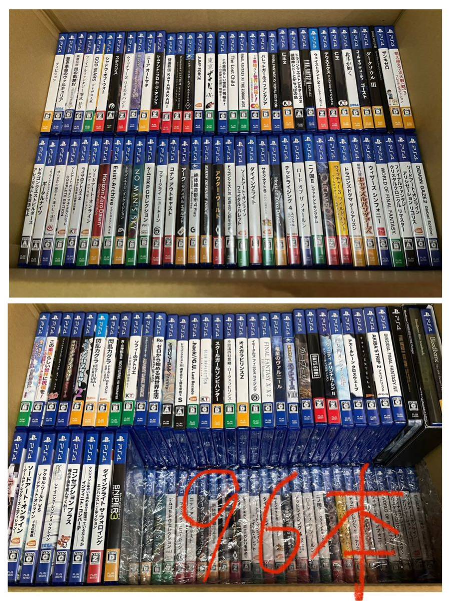 PlayStation PS4 ゲームソフト 96本 まとめ売り 中古 プレステ4 (PS4 