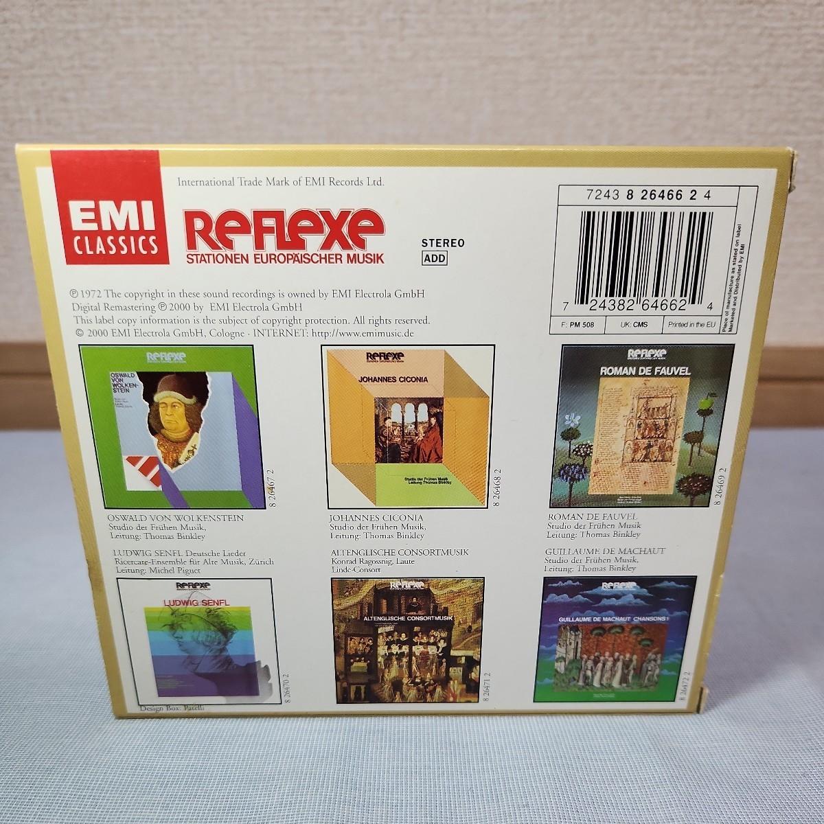 い3) EMI CD BOX 6枚組 REFLEXE STATIONEN EUROPAISCHER MUSIK ボックス FOLGE1 vol.1 classic クラシック 古楽作品集_2