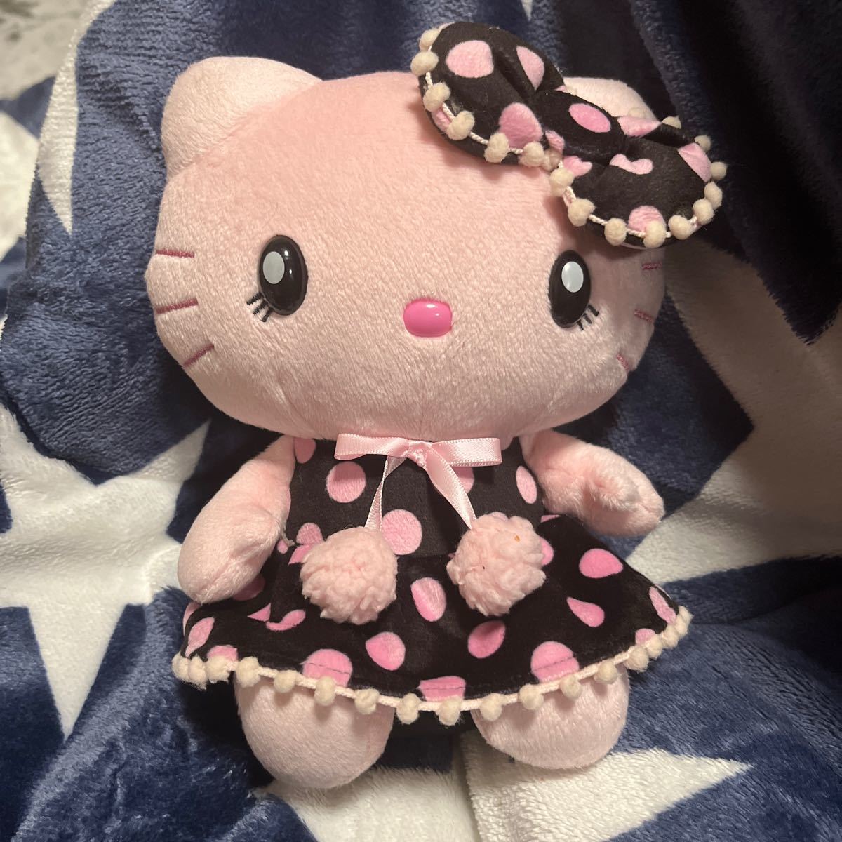 ハローキティ ぬいぐるみ ピンク 水玉 サンリオ ユニバ USJ 2011年 の